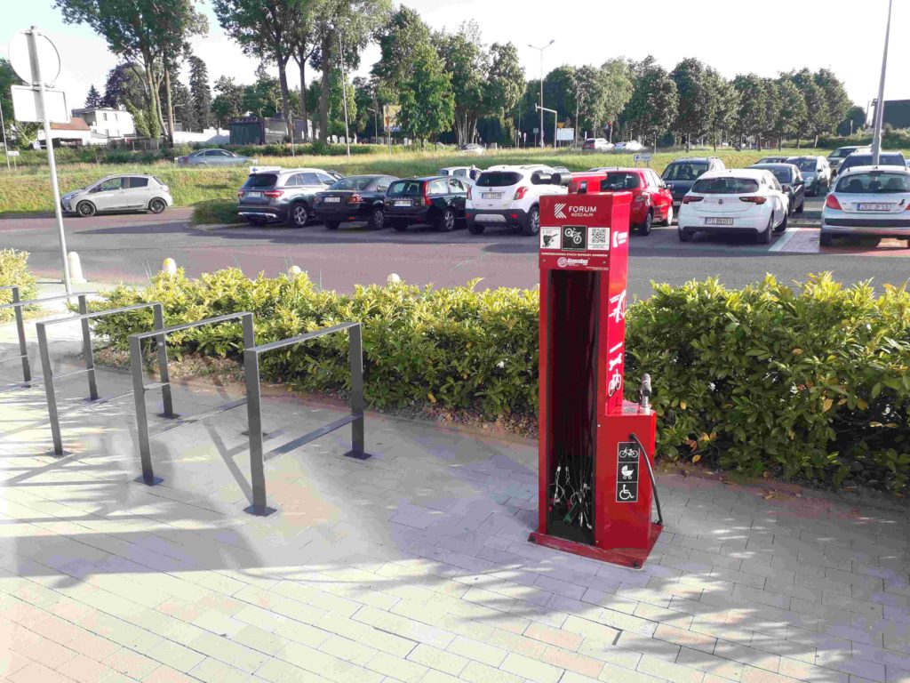 Stacja naprawcza do rowerów