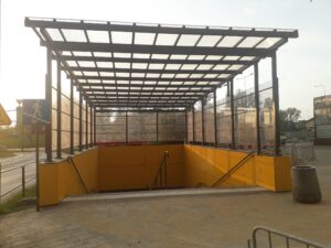 Zadaszenie przejścia podziemnego