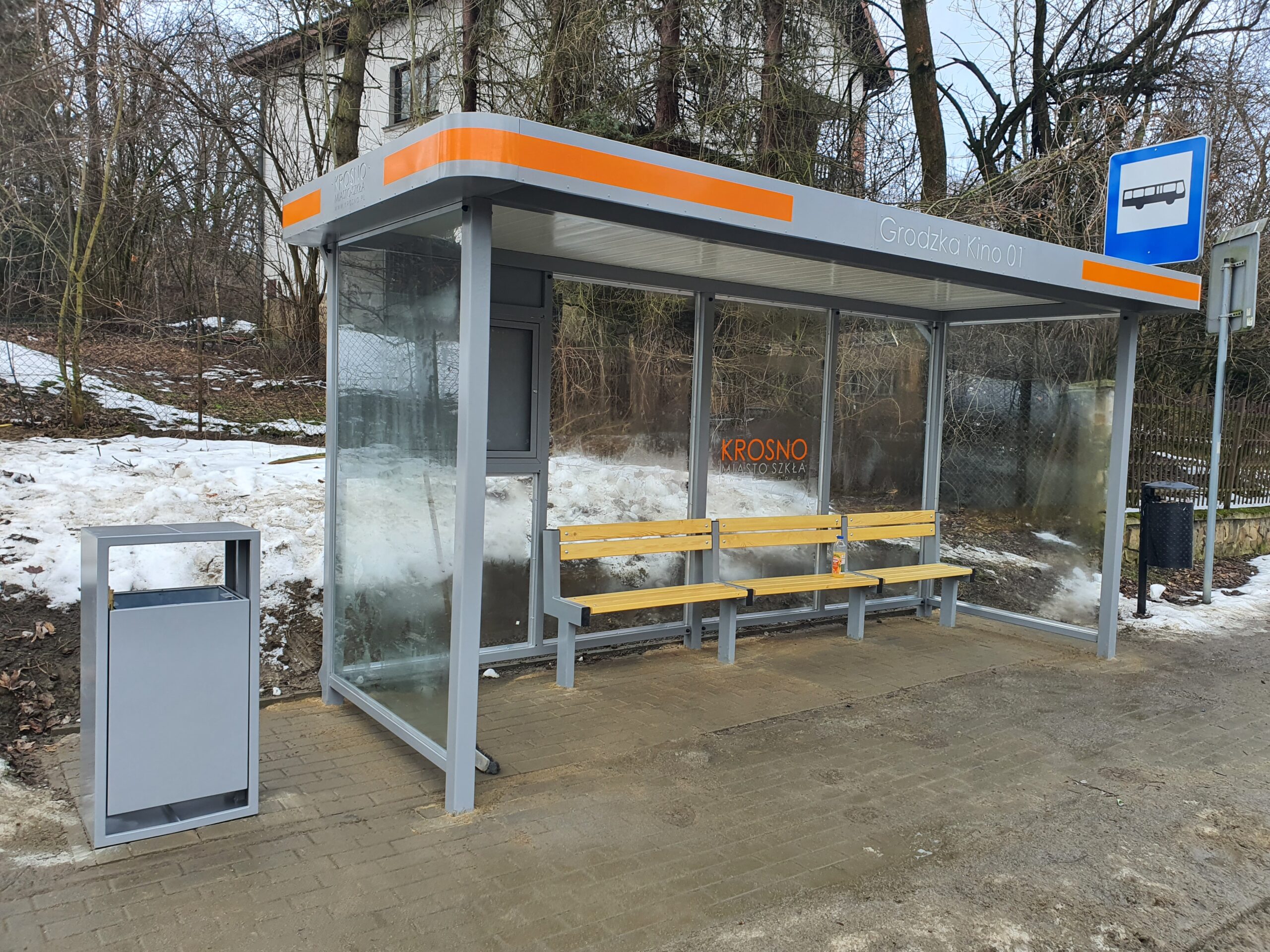 Wiata przystankowa Krosno Grodzka