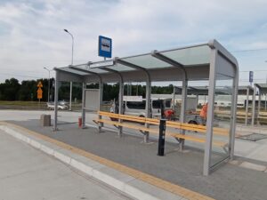 Wiata przystankowa aluminium - Tarnów