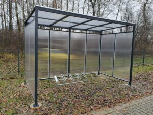 Wiata rowerowa - PANS Krosno