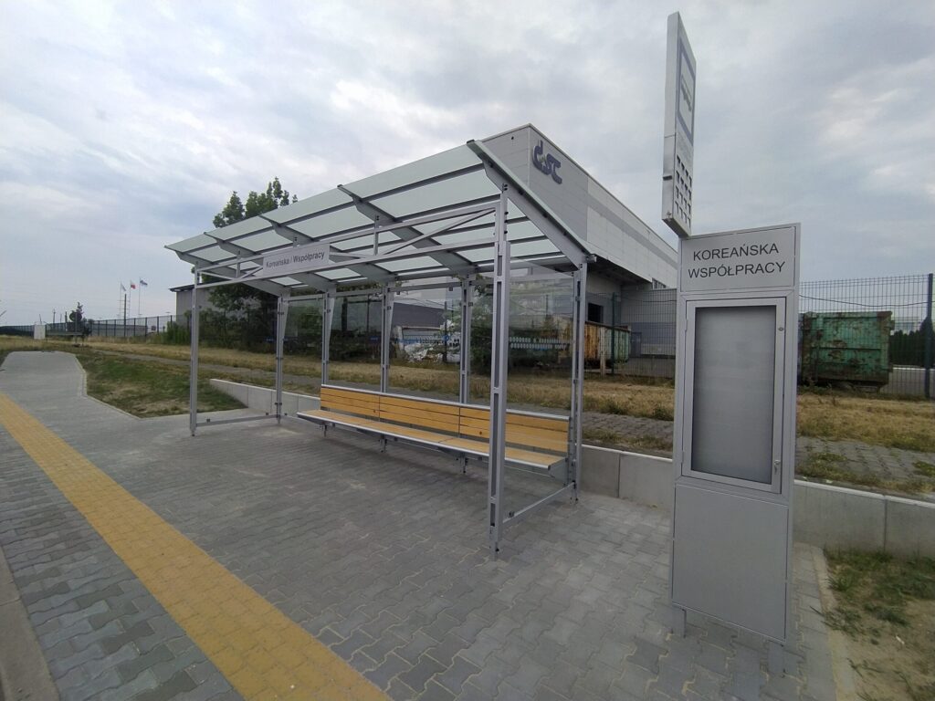Wiata przystankowa Kobierzyce
